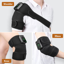 3 in 1 Shoulder Knee Elbow Heated Vibration Knee Massager Pad for Joint Pain Relief Health Care Shoulder Arthritis Support Belt