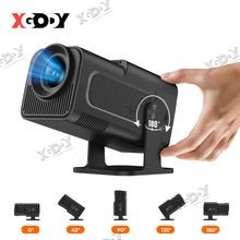 XGODY Smart Mini Projector Gimbal5 Android 11 Full HD Native 1080P 4K 5G WiFi 6 Home Movie Projector 180 Rotating For PC/Lap/PS5