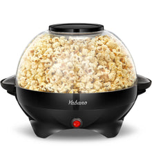 Yabano Popcorn Maker Machine, 5L Popcorn Popper, Nonstick Plate, Electric Stirring with Quick-Heat Technology, Cool Touch Handle