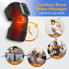 3 in 1 Shoulder Knee Elbow Heated Vibration Knee Massager Pad for Joint Pain Relief Health Care Shoulder Arthritis Support Belt