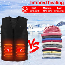 11 Areas Heated Vest Men Women Usb Electric Heating Vest Body Warmer Waistcoat Heated Jacket Washable Thermal Heated Clothes