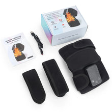 3 in 1 Shoulder Knee Elbow Heated Vibration Knee Massager Pad for Joint Pain Relief Health Care Shoulder Arthritis Support Belt