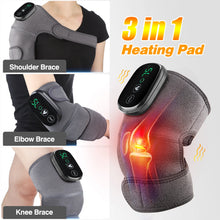 Electric Heating Knee Massager Joint Elbow Knee Pad Shoulder Pad Vibration Knee Shoulder Massage Health Care