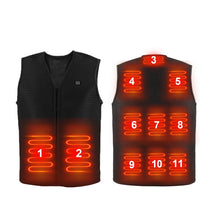 11 Areas Heated Vest Men Women Usb Electric Heating Vest Body Warmer Waistcoat Heated Jacket Washable Thermal Heated Clothes