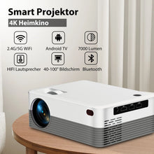 XGODY 4K Projector Full HD 2.4G 5G WiFi LCD LED Video Movie Beam Android Projector Home Theater Cinema Beamer 1GB 8GB Bluetooth