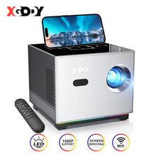 XGODY 4K Projector X3 with WiFi Bluetooth Movie Projector for Outdoor Use Proyector Compatible with iOS Android HDMI TV Stick